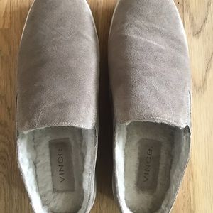 Vince tan verrell sneaker mules